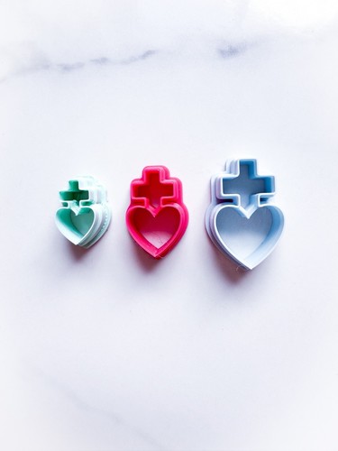 Heart and cross polymer - and, clay