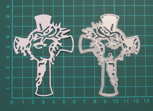 Easter cross metal die jesus - metal,