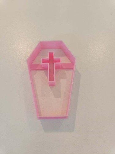 Cross coffin cookie - cross,