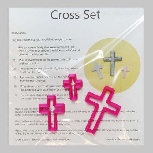 Cross cake craft cutter set - cutter,
