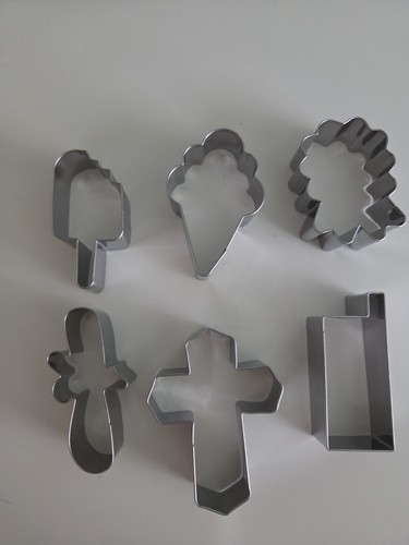 New cookie cutters cakes - x6,