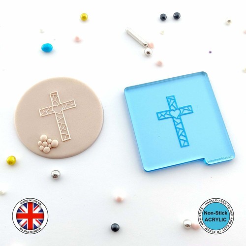 Cross with heart - , holy