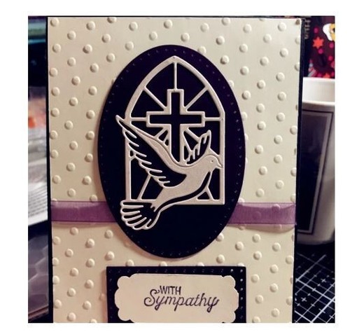 Dove cross window - cross,,