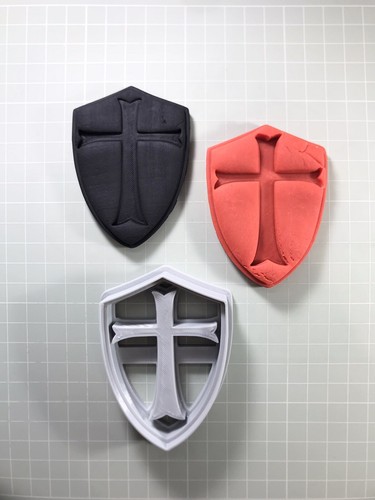 Crusader cross fondant - ,,