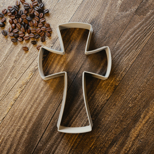 Cross cookie cutter - cookie,